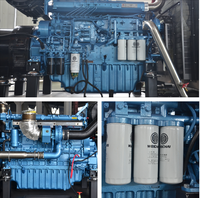 Groupe électrogène diesel silencieux 6M21G550/5 400 kW Groupe électrogène diesel 500 kVA Générateur diesel Baudouin
