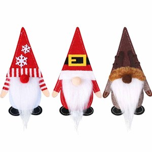 HAOXUAN Filzbesteck-Set mit Niedlichem Gesichtslosen Weihnachtsmann-Design für Weihnachtstischdekoration, Herkunft Zhejiang - Product Image 5