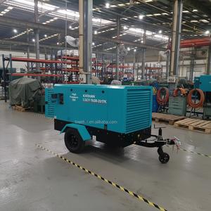 Compresseur d'<span class=keywords><strong>air</strong></span> à vis diesel portable double pression Kaishan LGCY-25/23-27/18K 25-27m³/min 18-23bar pour forage DTH - Product Image 2