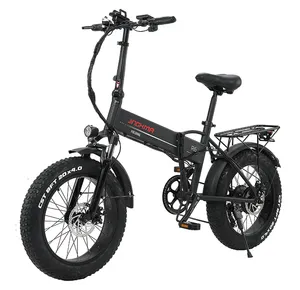 Ab envanter ücretsiz teslimat R6 48v 500W fırçasız Motor 20*4.0 yağ lastik elektrikli bisiklet dağ yetişkin katlanır e-bike 250W Motor