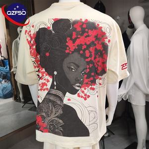 เสื้อยืดผ้าฝ้ายพิมพ์ลายขนาดใหญ่สำหรับผู้ชาย qzfso เสื้อยืดผ้าฝ้ายสำหรับทุกเพศเสื้อยืดครอปแบบกราฟิก - Product Image 1