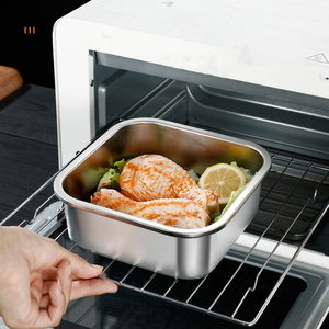 冷凍庫で安全なステンレス鋼のスナックサラダランチお弁当箱サンドイッチ食品ミール収納容器蓋付き - Product Image 4
