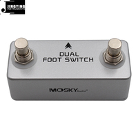 Jingying 2025 Usine En Gros Mini Pédales De Guitare Série DUAL FOOT SWITCH Guitare Électrique Pédale D'effet Pièces De Guitare Accessoires