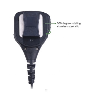 Micro portable PTT robuste pour radios Kenwood/<span class=keywords><strong>Baofeng</strong></span> à action instantanée, compatible avec les talkies-walkies - Product Image 3