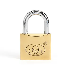 Giá Thấp An Toàn Padlock Bán Buôn Thân Thiện Với Môi Nhà Máy Giá Fine Đánh Bóng Khóa Đồng