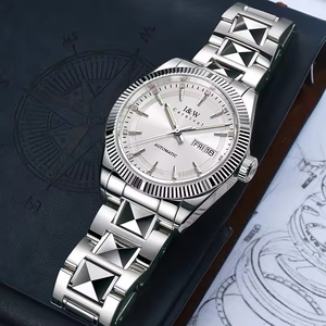 Montre mécanique de luxe pour homme CARNIVAL en acier inoxydable, automatique, étanche 50M, verre saphir, style business - Product Image 4