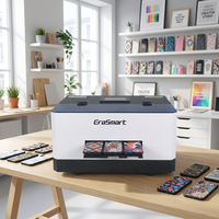 Imprimante UV Erasmart L1800 à passage unique, mini imprimante UV A5, imprimante de transfert d'étiquettes en acrylique et en cristal, imprimante de coque de téléphone A5