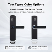 Serrure intelligente LOCKAI K7 avec empreinte digitale, mot de passe et accès par carte, compatible Wi-Fi