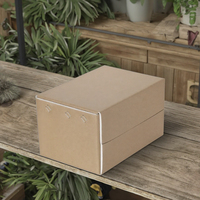 Geïsoleerde, milieuvriendelijke, gerecycleerde kartonnen stevige verzenddoos voor babyvoeding, sushi, op maat gemaakte afmeting, matte embossing.