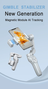 <span class=keywords><strong>3</strong></span> محاور محمولة باليد قابلة للطي مع بخاصية تتبع الوجه Vlog Selfie Tripod - Product Image 3