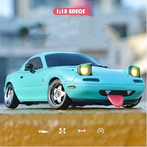 1/18 scala RTR Drift <span class=keywords><strong>RC</strong></span> auto sportiva RWD trazione posteriore w/guscio in lega 2.4G giroscopio integrato con controllo proporzionale per bambini - Product Image 4