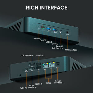 Mini PC de Última Generación con Cuatro Núcleos, DDR5, SSD, Diseño sin Ventilador, Computadora Portátil para Juegos, Mini Host Box con Conectividad <span class=keywords><strong>USB</strong></span> para AU/US/CN - Product Image 5