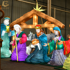 Linternas temáticas <span class=keywords><strong>de</strong></span> historias al aire libre personalizadas <span class=keywords><strong>de</strong></span> la decoración <span class=keywords><strong>de</strong></span> Jesús para eventos <span class=keywords><strong>de</strong></span> la semana, 2, 3, 1, 2 - Product Image 1