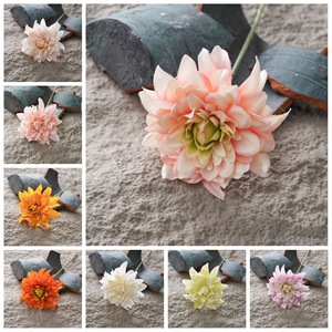 Dalia Artificial Sweet Xun, Flor Artificial de Tallo Único, Decoración para Bodas, Manualidades, Planta Verde, Venta al por Mayor, Comercio Transfronterizo - Product Image 3