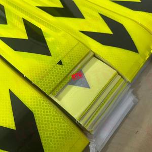 Tiras Reflectantes de Flecha Negra para Serigrafía en PET EGP <span class=keywords><strong>Amarillo</strong></span> Limón de 2/3/4 Pulgadas, Adhesivo Reflectante, Vinilo Reflectante - Product Image 5