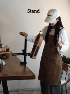 Clip de nogal negro para coser a mano, accesorio para manualidades de cuero, cuero de madera de Fresno, herramientas de fijación de costura DIY, costura MAXITA Pony - Product Image 4