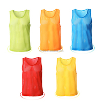 Maillots d'entraînement de football légers en mesh pour équipes de soccer