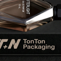 Scatola Regalo Nera Personalizzata per Fragranze e Scatola Magnetica per Profumi con Scatola in Carta e Confezione Espositiva per Profumi