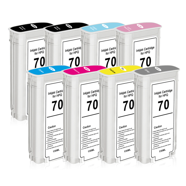Wholesale Re-Manufactured for Cartridges 70 C9448A C9453A for HP Designjet T920-T2530 130ML Full Large Format Inkjet