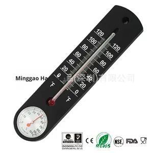 मिंगल G337 ग्लास इनडोर थर्मामीटर ग्रीनहाउस तापमान गेज दीवार-घुड़सवार बहु-कार्यात्मक कृषि प्रजनन - Product Image 2