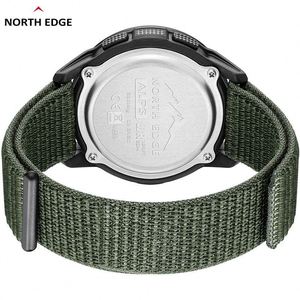 นาฬิกาอัจฉริยะ North Edge ALPS รุ่นล่าสุด สำหรับกิจกรรมกลางแจ้ง กันน้ำ 50 เมตร สำหรับผู้ชายและผู้หญิง พร้อมเข็มทิศ นาฬิกาดิจิตอล สายคาร์บอนไฟเบอร์ - Product Image 2