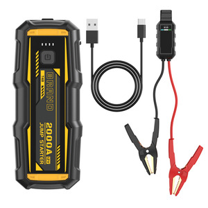 เครื่องช่วยสตาร์ทรถยนต์ T49 24000mAh 3-in-1 คุณภาพสูง แบตเตอรี่ลิเธียม 12V พร้อมกระแสไฟสูงสุด 4000A สำหรับ<span class=keywords><strong>รถ</strong></span>บรรทุกและรถจักรยานยนต์ - Product Image 3