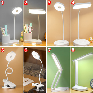 <span class=keywords><strong>Lampe</strong></span> de bureau 3 en 1 sans fil en plastique à col de cygne, <span class=keywords><strong>lampe</strong></span> de bureau <span class=keywords><strong>rechargeable</strong></span> tactile pour le bureau, l'étude, la table de chevet, avec porte-<span class=keywords><strong>stylo</strong></span>, veilleuse - Product Image 2