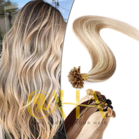 Extensions de cheveux vietnamiens Remy colorées à pointe en U, fabriquées au Vietnam, avec pointes à double tirage, à la kératine, toutes couleurs disponibles