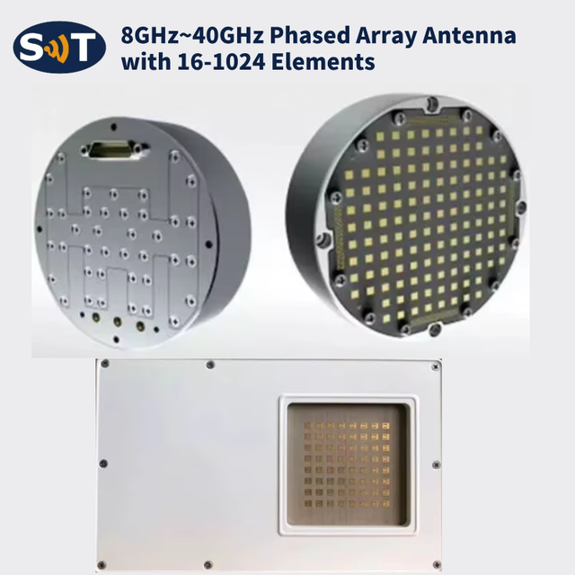 8-40GHz Millimeter Wave Phased Array Antenna, 16-1024 Elements, 60 Scan, 50-80dBm EIRP, 1.5 VSWR for Radar Systems