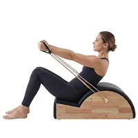 Correcteur de colonne vertébrale en chêne de haute qualité avec design d'arc réglable pour l'entraînement du tronc - Équipement d'exercice pour studio et usage domestique