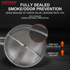 YT-2 clapet galvanisé HVAC conduit rond ressort <span class=keywords><strong>anti</strong></span> refoulement <span class=keywords><strong>air</strong></span> extraction 80-219mm clapet <span class=keywords><strong>anti</strong></span> refoulement - Product Image 5