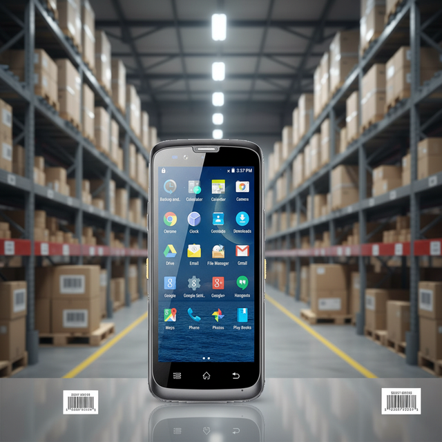 IP68 Android 13 1d 2d Barcode Scanner NFC Handheld Data Collector PDA Terminal for Warehouse Inventory Management