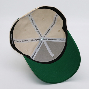 Oem Custom Hot Selling Design popolare 3 Tone Color 5 pannello cappellino da Baseball Beige bianco verde cappello da Golf Unisex per bambini e cappellino per adulti - Product Image 6