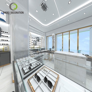 Bán buôn quang cửa hàng trang trí kính hiển thị Showcase kính hiển thị cửa hàng hiển thị truy cập hiển thị - Product Image 4