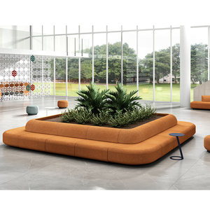 Desainer menyesuaikan kombinasi <span class=keywords><strong>Sofa</strong></span> lintas Area umum <span class=keywords><strong>Sofa</strong></span> Modular komersial tempat duduk <span class=keywords><strong>Sofa</strong></span> besar - Product Image 1