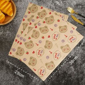 Wholesale Customized Eco-Friendly Recycled <b>Food</b> Grade Grease Proof Hamburger Fried Chicken Bread Packaging Oven <b>Tray</b> Paper <b>Heat</b> - Product Image 3