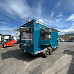 Camión de comida, restaurante totalmente equipado, remolques de comida, helado totalmente equipado, carrito de perritos calientes, camión de comida con cocina completa - Product Image 2