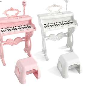 Juguete de Teclado Musical Electrónico con Luces, Instrumento Musical, Piano Infantil con Micrófono, Ayuda Didáctica - Product Image 1