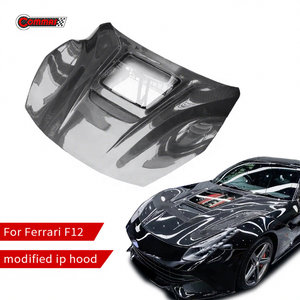 Cubierta de Motor de Fibra de Carbono de Alta Calidad, Estilo Commas, para Ferrari F12 - Product Image 1