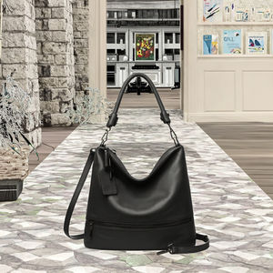 Nuevo diseñador de moda de cuero genuino bandolera y bandolera de hombro cierre de cremallera portátil Primavera/Verano bolso para mujer - Product Image 3