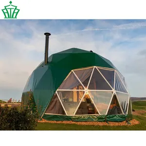 Hot Selling 3.6-50m Diameter Dome Oval Dome Elliptical Dome For Luxury Campsite