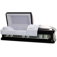 Ataúdes Metálicos de Alta Calidad Hechos en China, Equipo Funerario Metálico, Ataúdes de Acero Inoxidable
