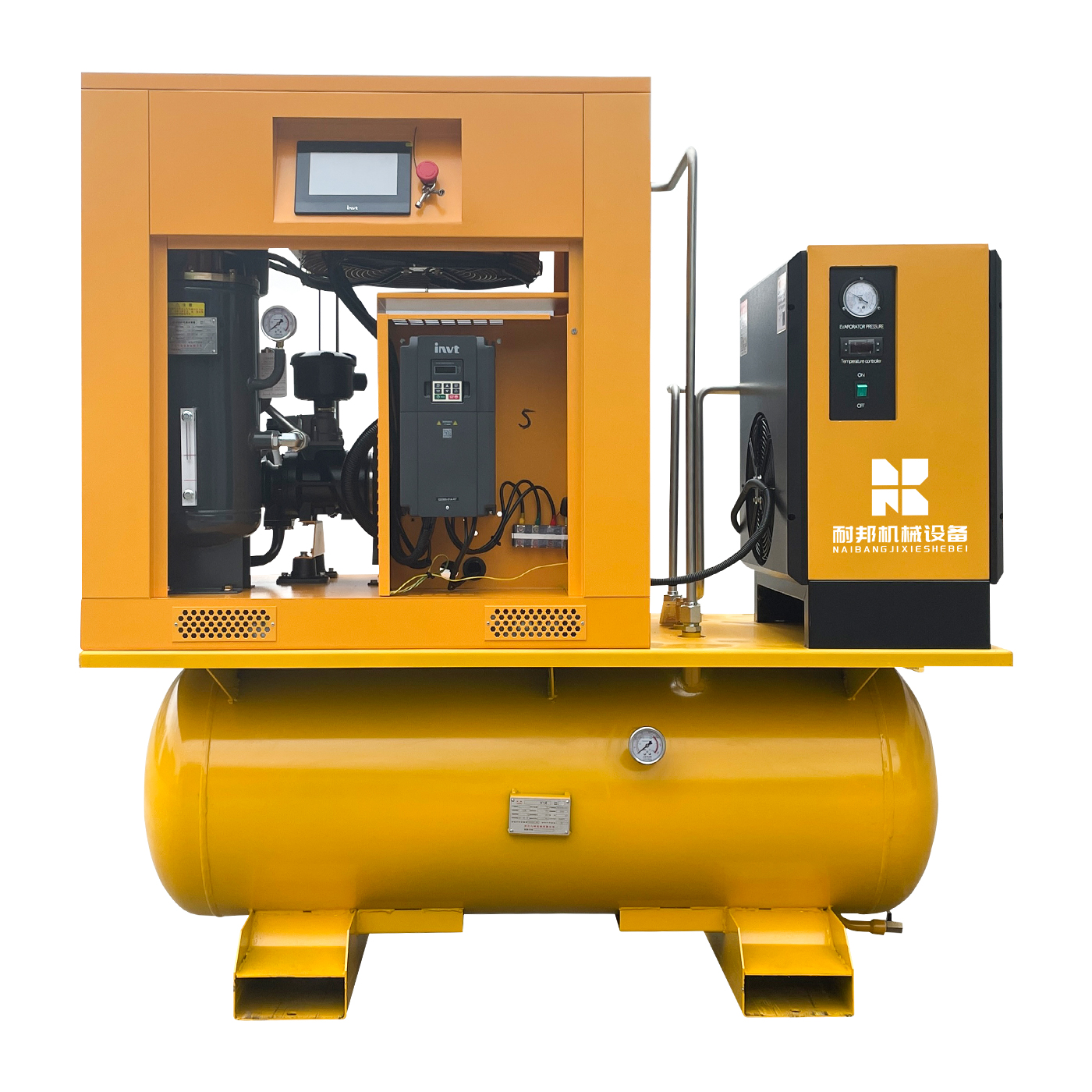 Best Price Centrifugal Air Compressor 240V/380V 100L 1800W AC Power 3 Cylinders Silent Air Cooled – Ideal for Saudi Workshops