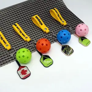 Chaveiro com 40 furos para filé pickleball DIY anime 3D llaveros negócios