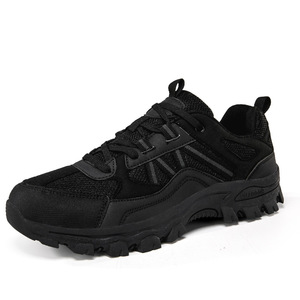 Chaussures de randonnée pour hommes et femmes, beige, légères, antidérapantes, résistantes à l'usure, talon plat, randonnée, alpinisme, camping - Product Image 4
