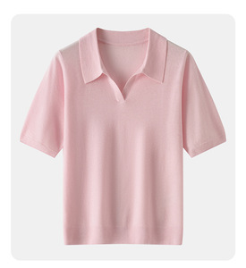 Acogedor Polo de punto de <span class=keywords><strong>lana</strong></span> <span class=keywords><strong>merino</strong></span> perfecto para capas o descansar <span class=keywords><strong>camiseta</strong></span> túnica holgada regalo de punto - Product Image 5