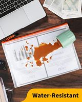 Pochettes de rangement en PVC à fermeture éclair A3 A4 personnalisées en gros pour organiser les petits objets personnels