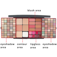 Palette de fards à paupières 111 couleurs, ensembles de maquillage personnalisés bon marché, rouge à lèvres, palette de contour pour le visage, best-seller