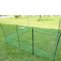 HPS FENCE ODM OEM Groen Zwart Elektrisch Hekwerk Netwerk Draagbaar Gaasbarrière Flexibele Opstelling voor Pluimvee Kippenhok Gebruik Systeem