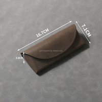 Étui à lunettes en cuir pliable, couleurs et cuir personnalisables, pour hommes et femmes
